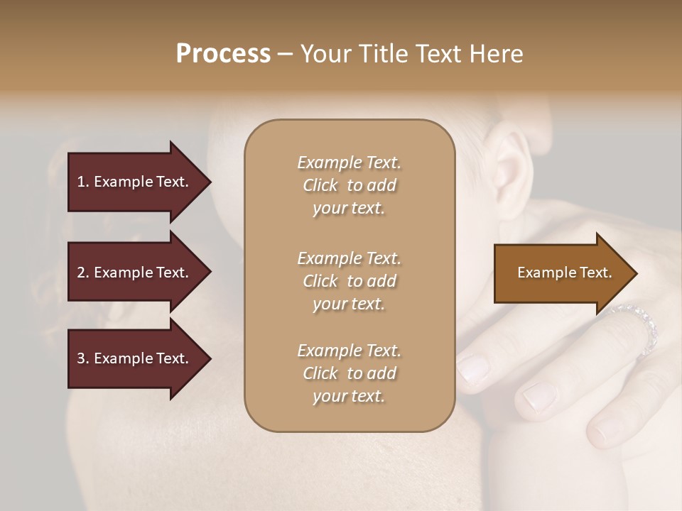 Baby Asleep On Mommas Shoulder PowerPoint Template