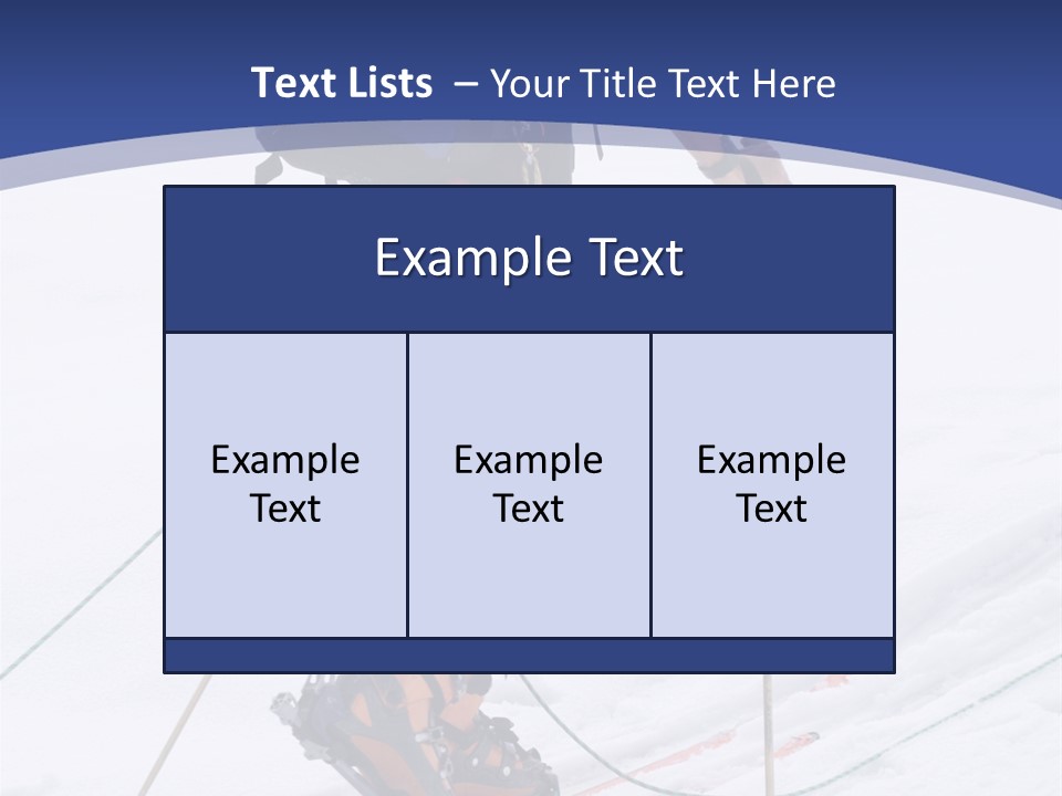 Scene From Walking On Mountain Top. PowerPoint Template
