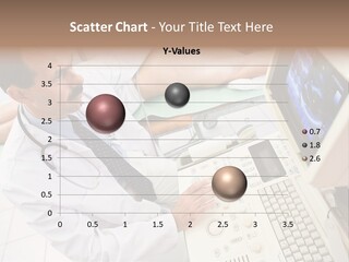 Doctor Performing An Ultrasound Heart Scan On Young Male Patient. PowerPoint Template
