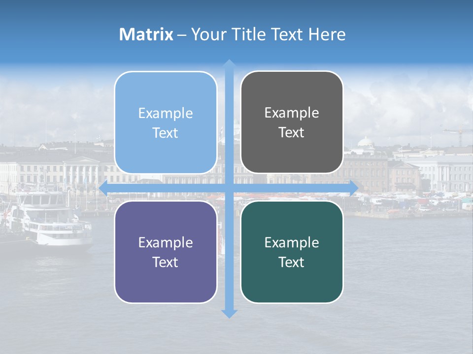 Port Of Helsinki PowerPoint Template