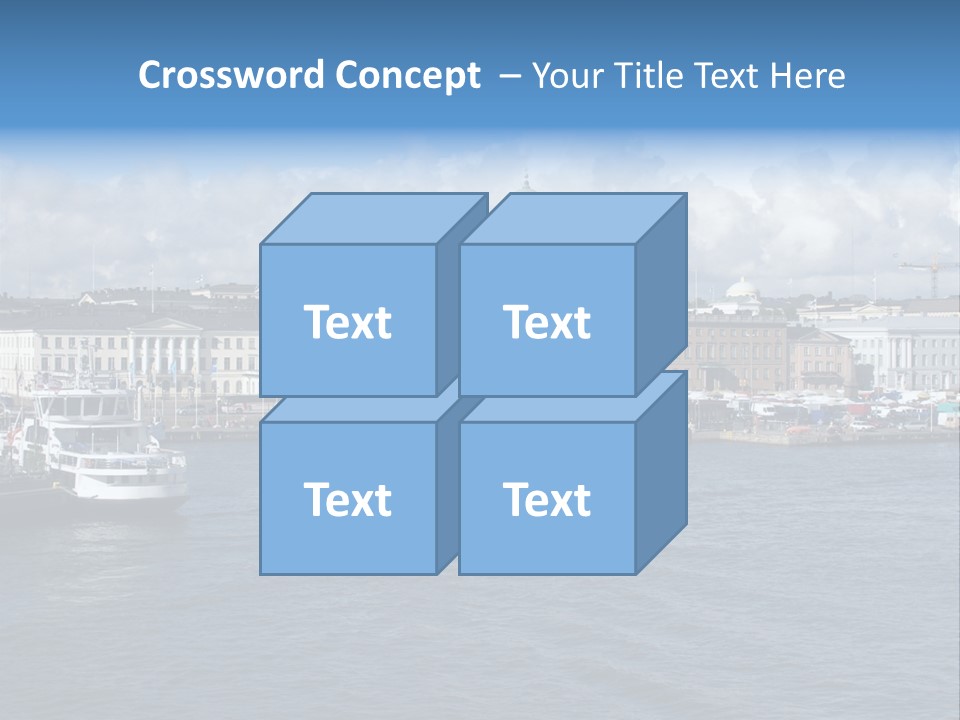 Port Of Helsinki PowerPoint Template