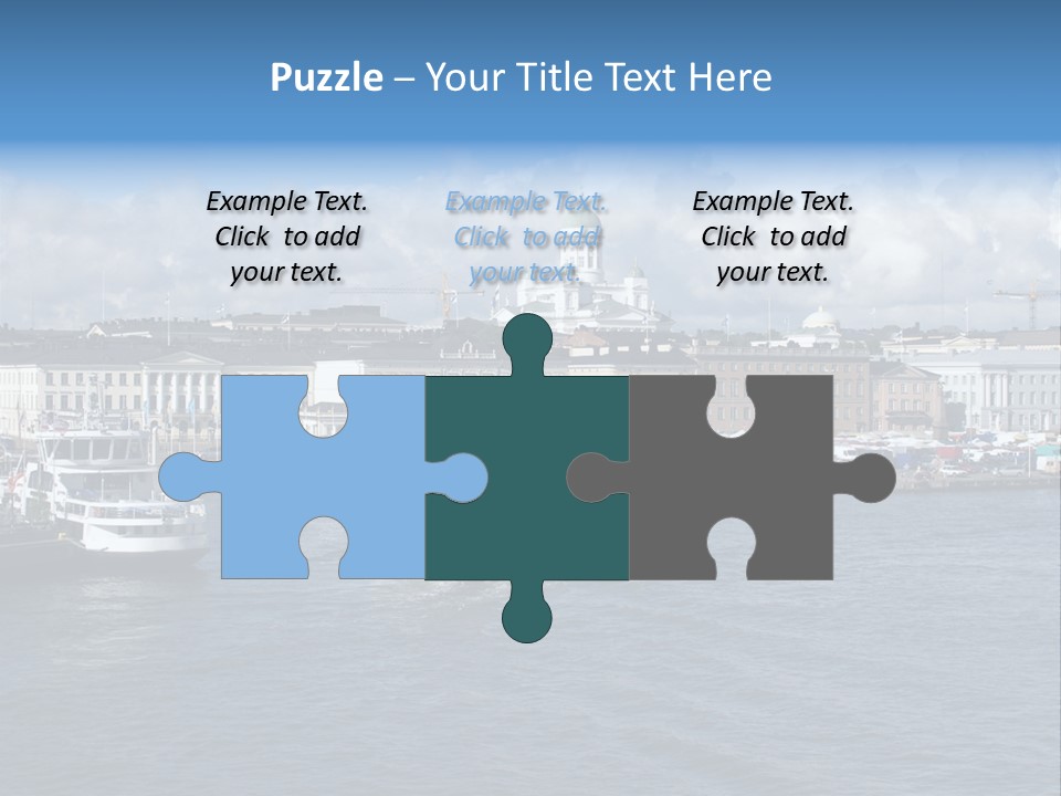 Port Of Helsinki PowerPoint Template