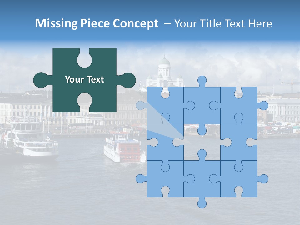Port Of Helsinki PowerPoint Template