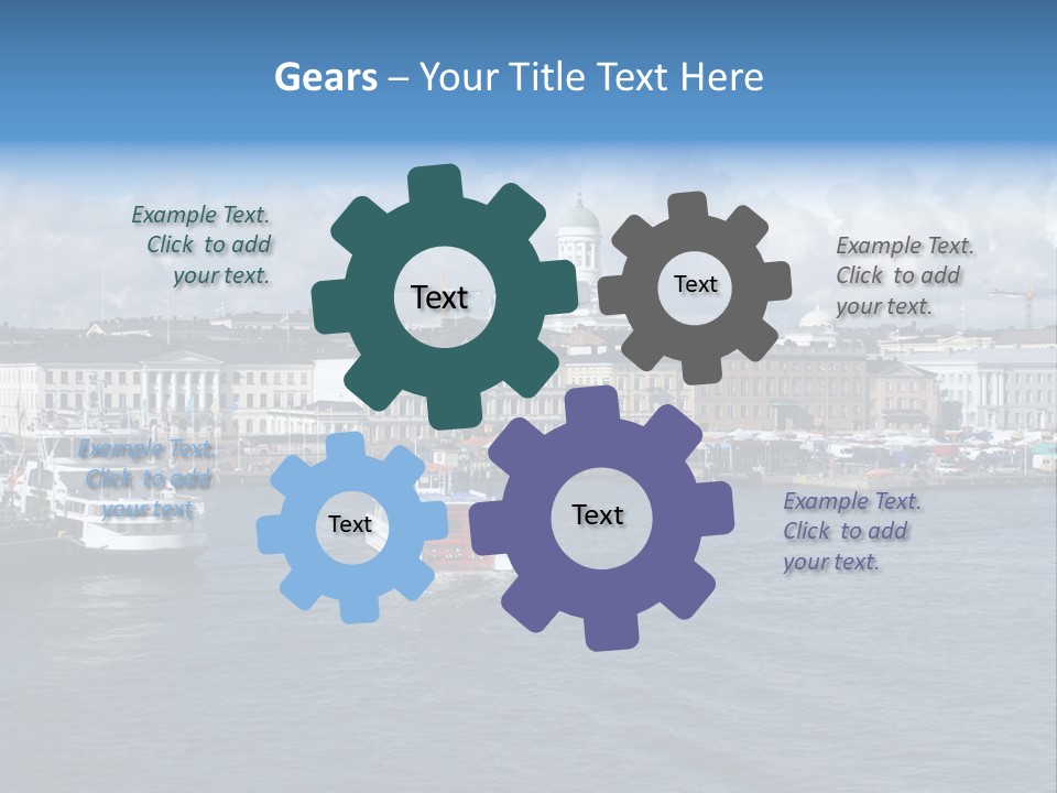 Port Of Helsinki PowerPoint Template