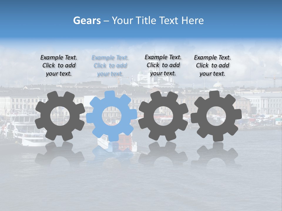 Port Of Helsinki PowerPoint Template