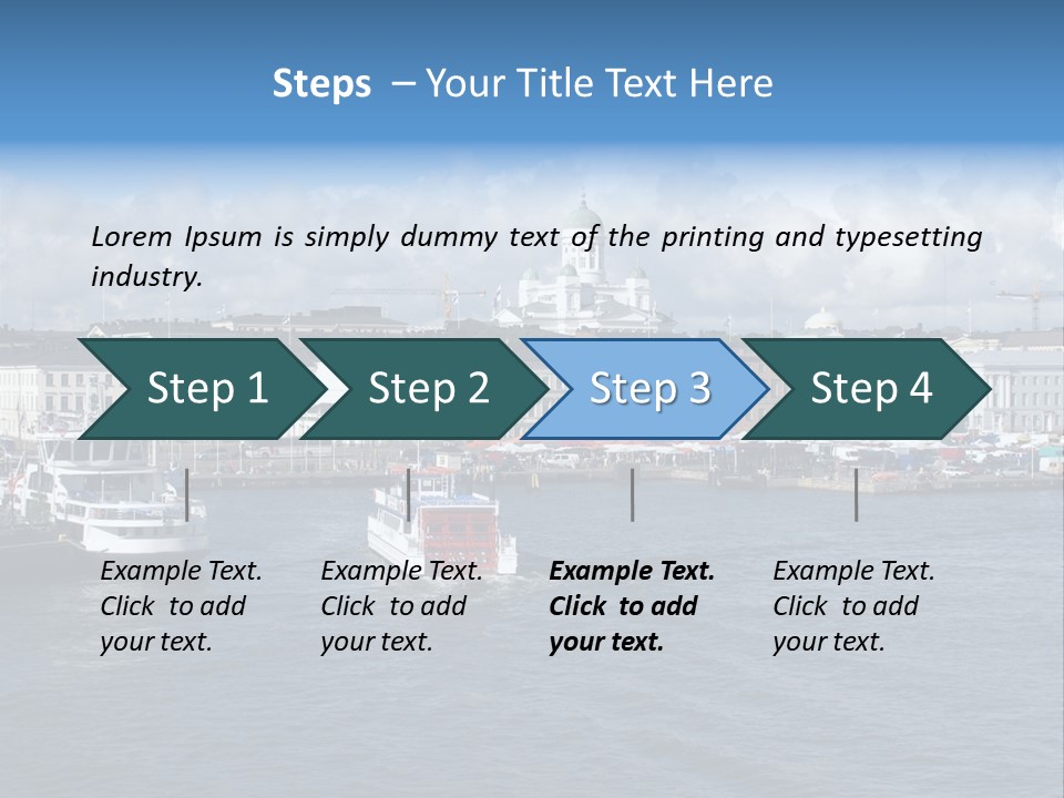 Port Of Helsinki PowerPoint Template