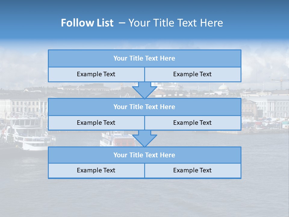 Port Of Helsinki PowerPoint Template