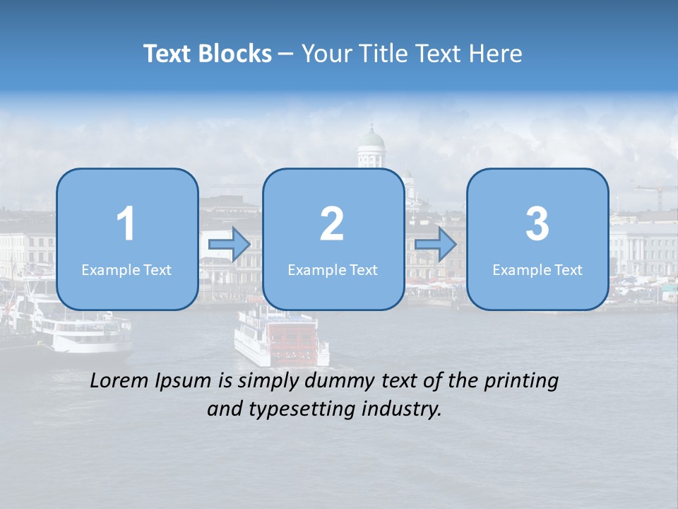 Port Of Helsinki PowerPoint Template