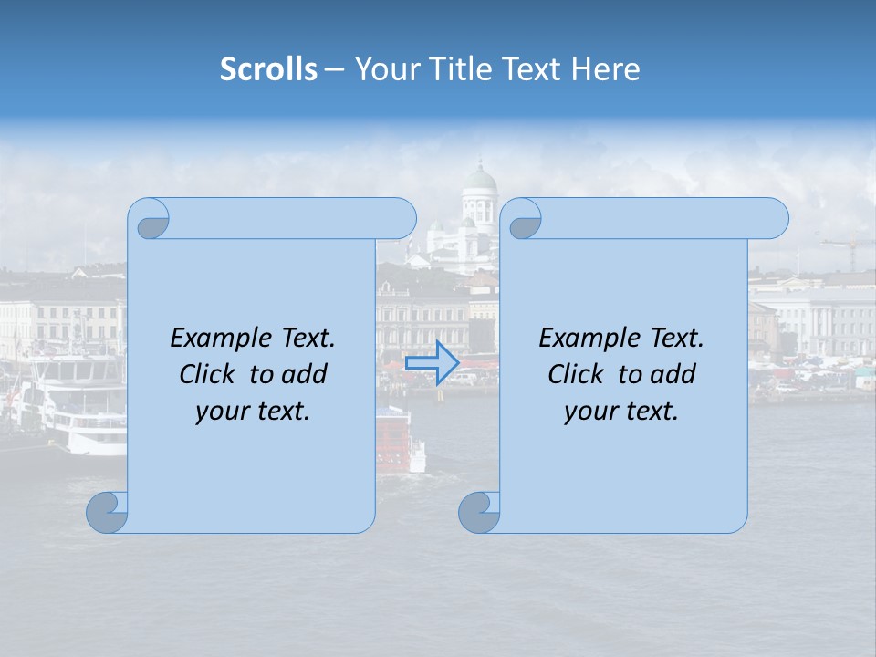 Port Of Helsinki PowerPoint Template