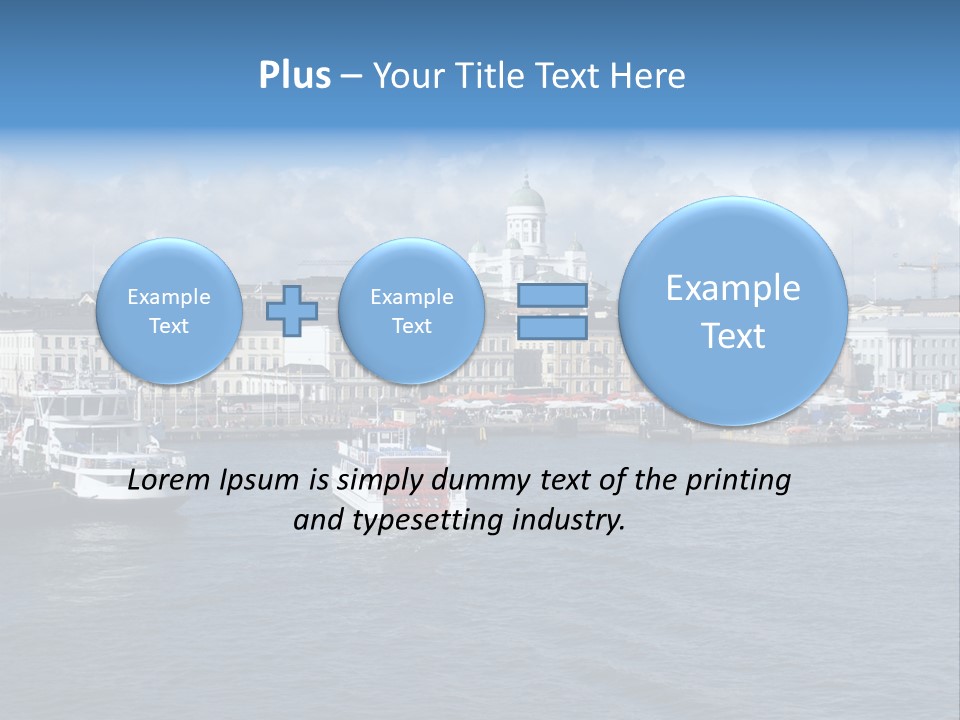 Port Of Helsinki PowerPoint Template