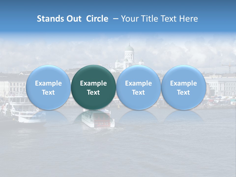 Port Of Helsinki PowerPoint Template