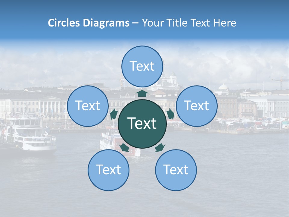 Port Of Helsinki PowerPoint Template