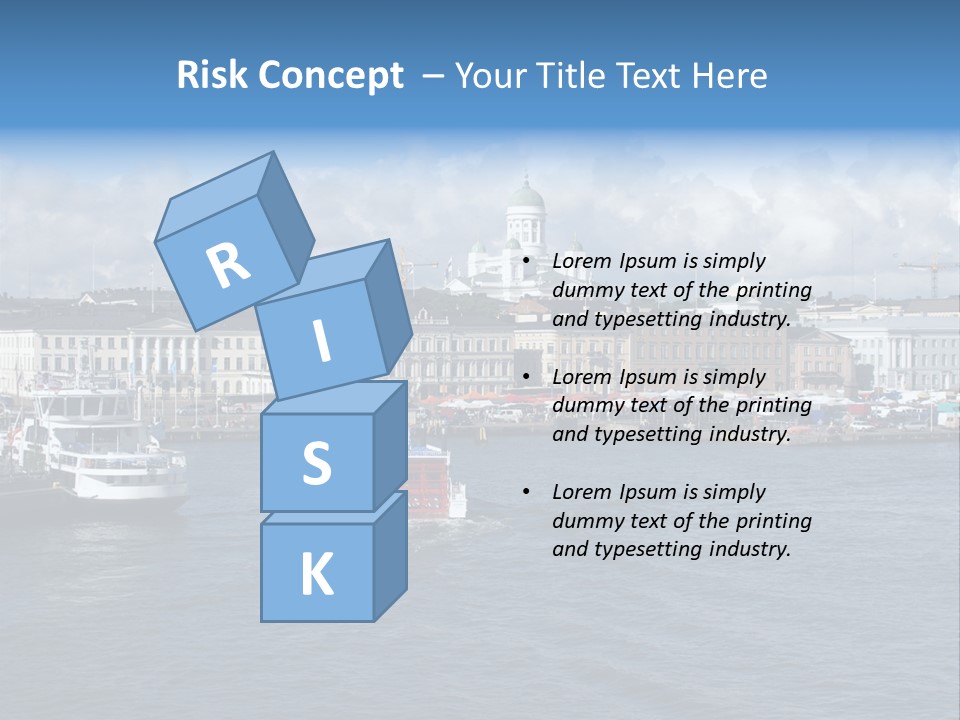 Port Of Helsinki PowerPoint Template