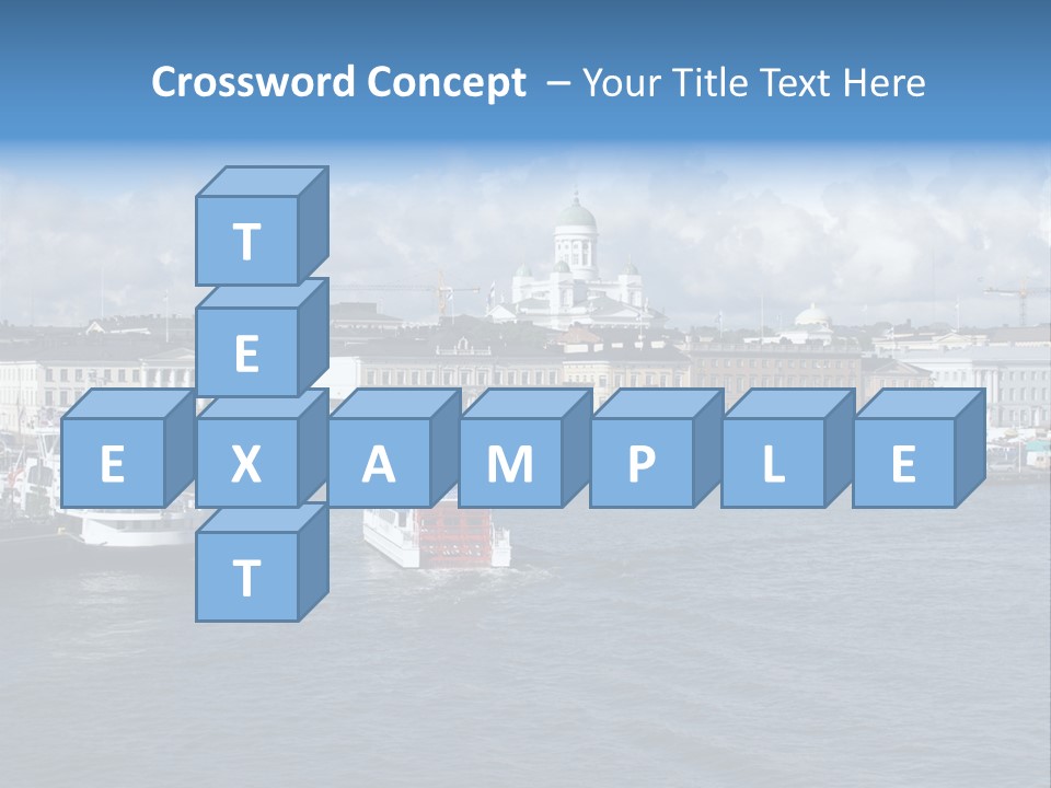 Port Of Helsinki PowerPoint Template