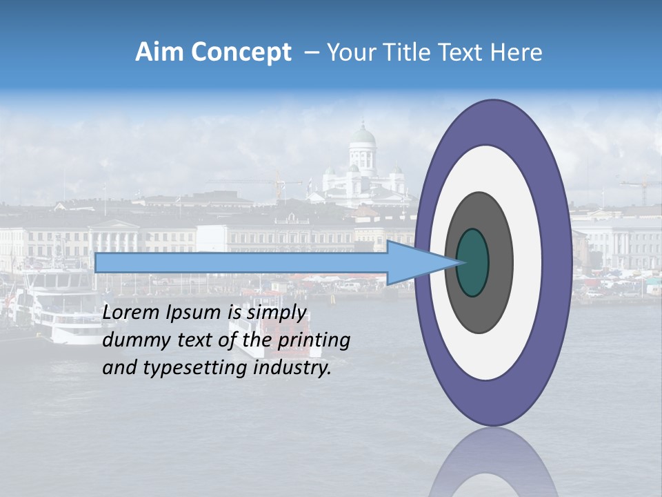 Port Of Helsinki PowerPoint Template