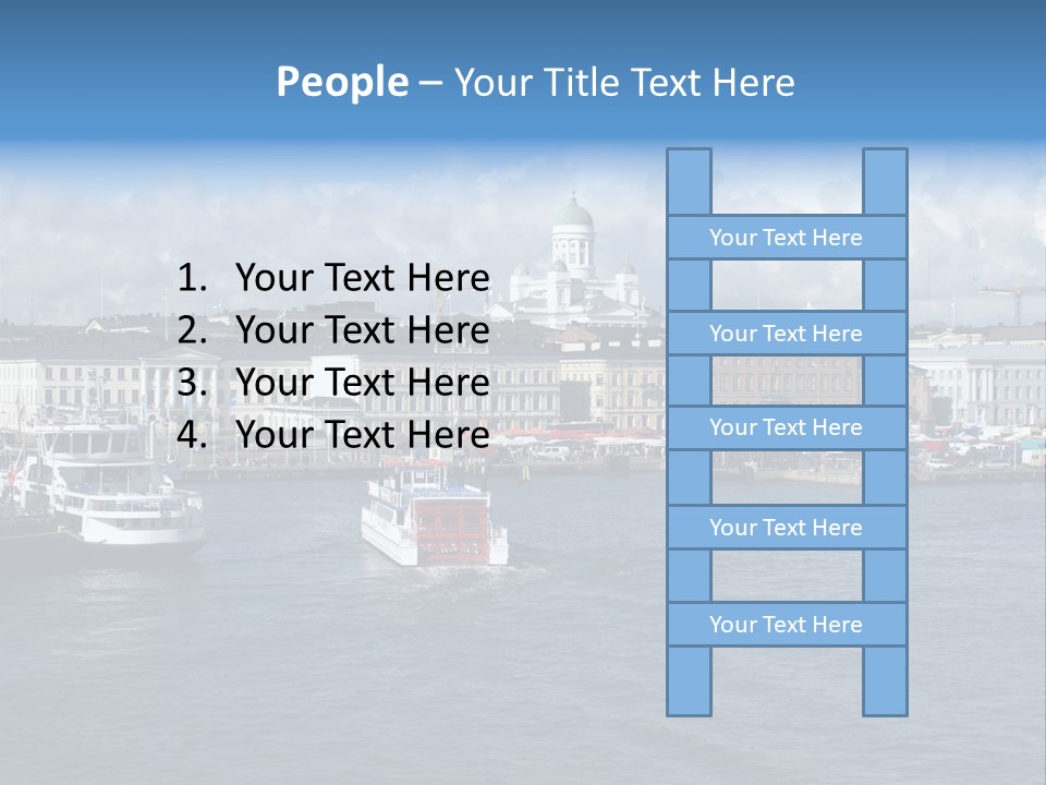 Port Of Helsinki PowerPoint Template