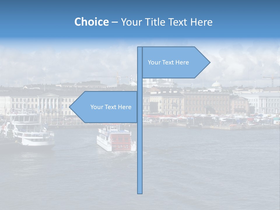 Port Of Helsinki PowerPoint Template