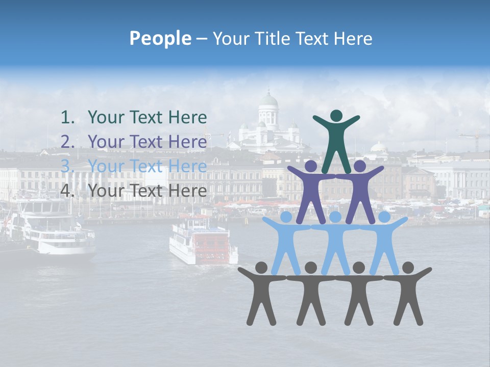 Port Of Helsinki PowerPoint Template