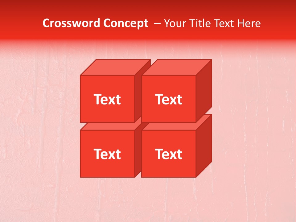 Red Wall Texture PowerPoint Template