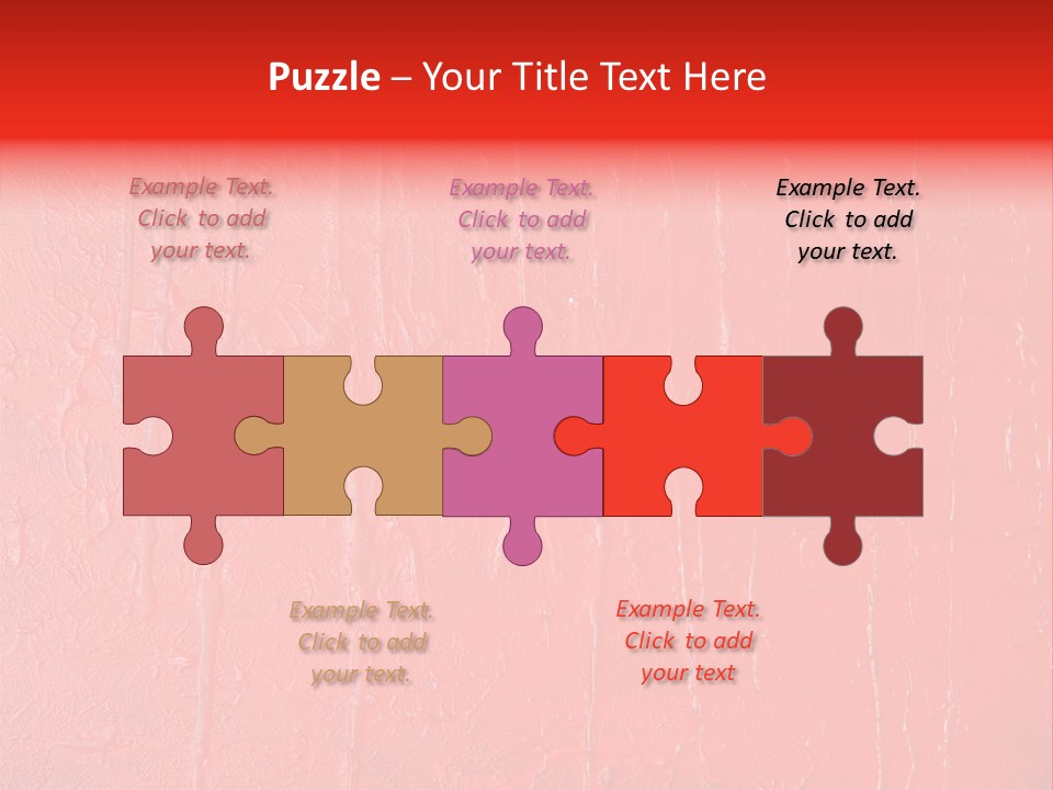 Red Wall Texture PowerPoint Template