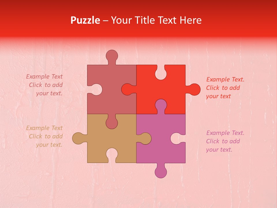 Red Wall Texture PowerPoint Template