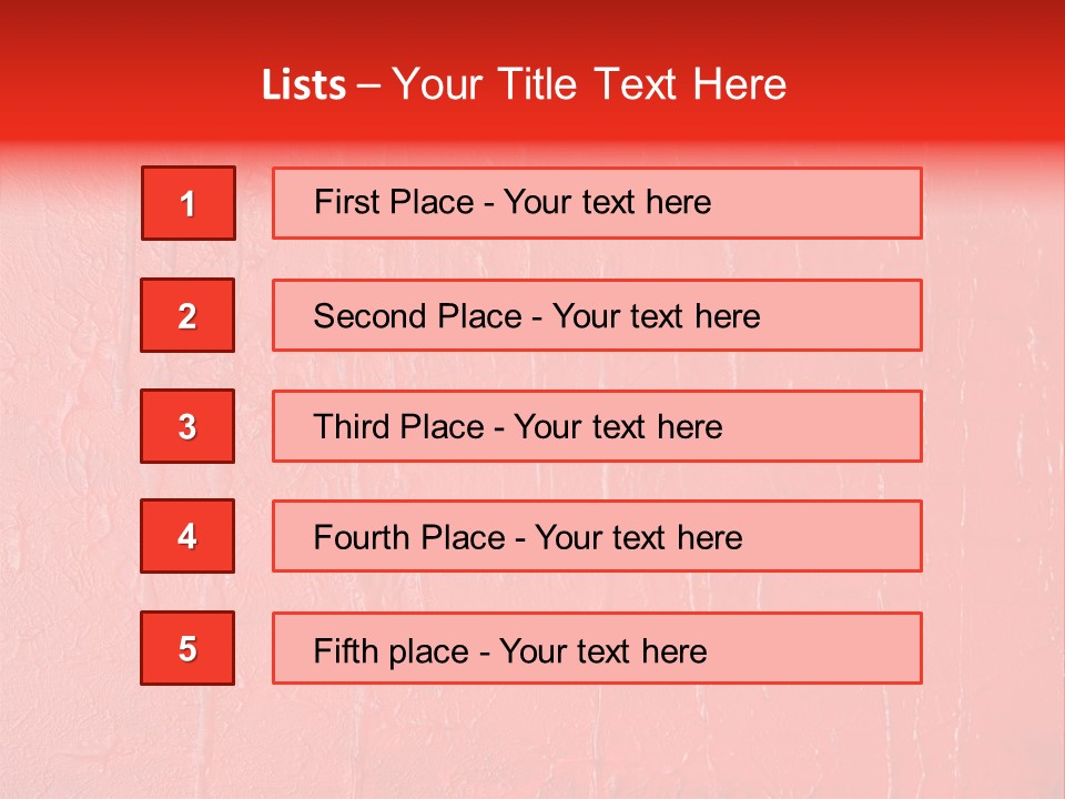 Red Wall Texture PowerPoint Template