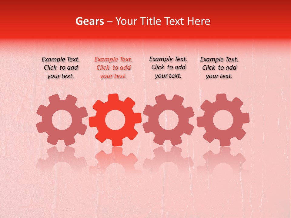 Red Wall Texture PowerPoint Template