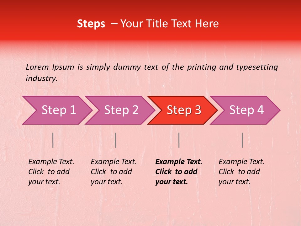 Red Wall Texture PowerPoint Template