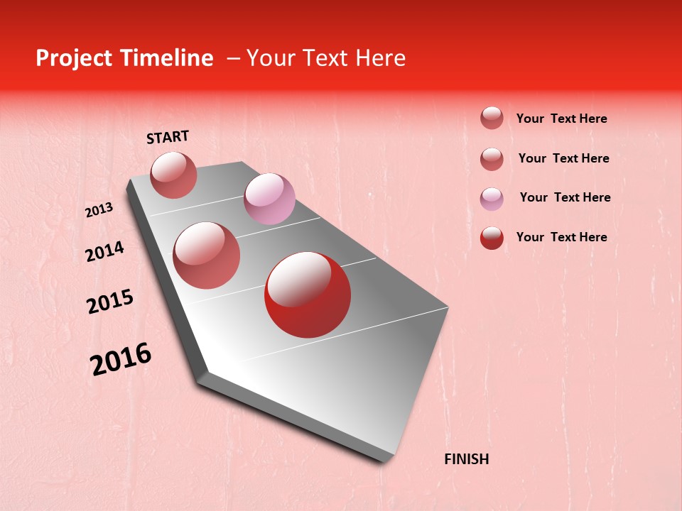 Red Wall Texture PowerPoint Template