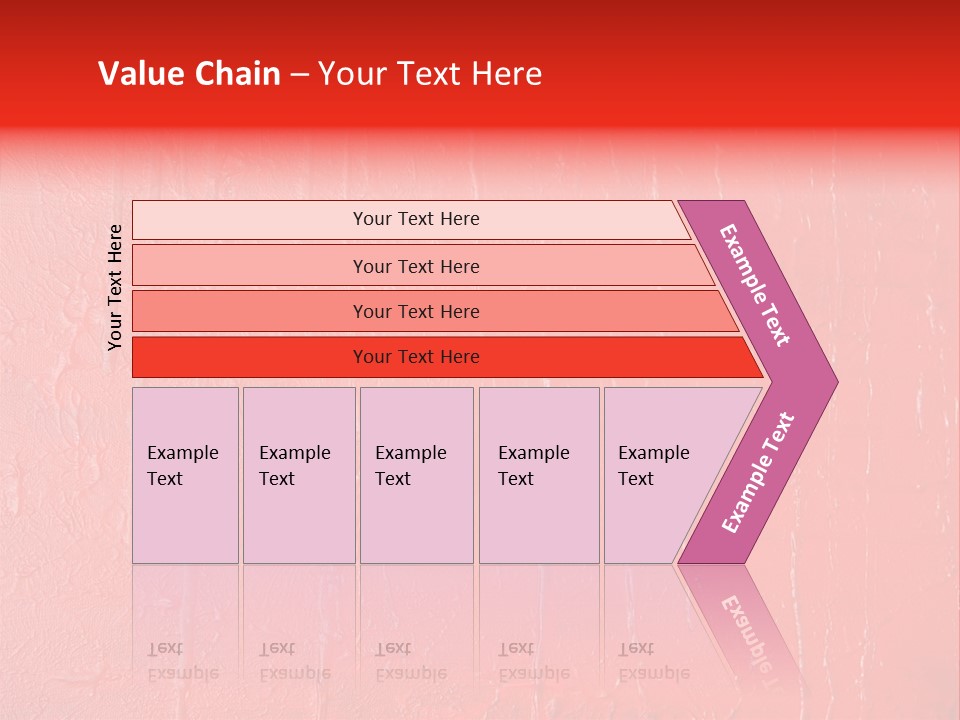 Red Wall Texture PowerPoint Template