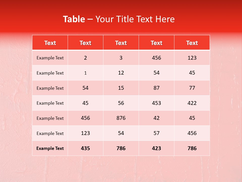 Red Wall Texture PowerPoint Template