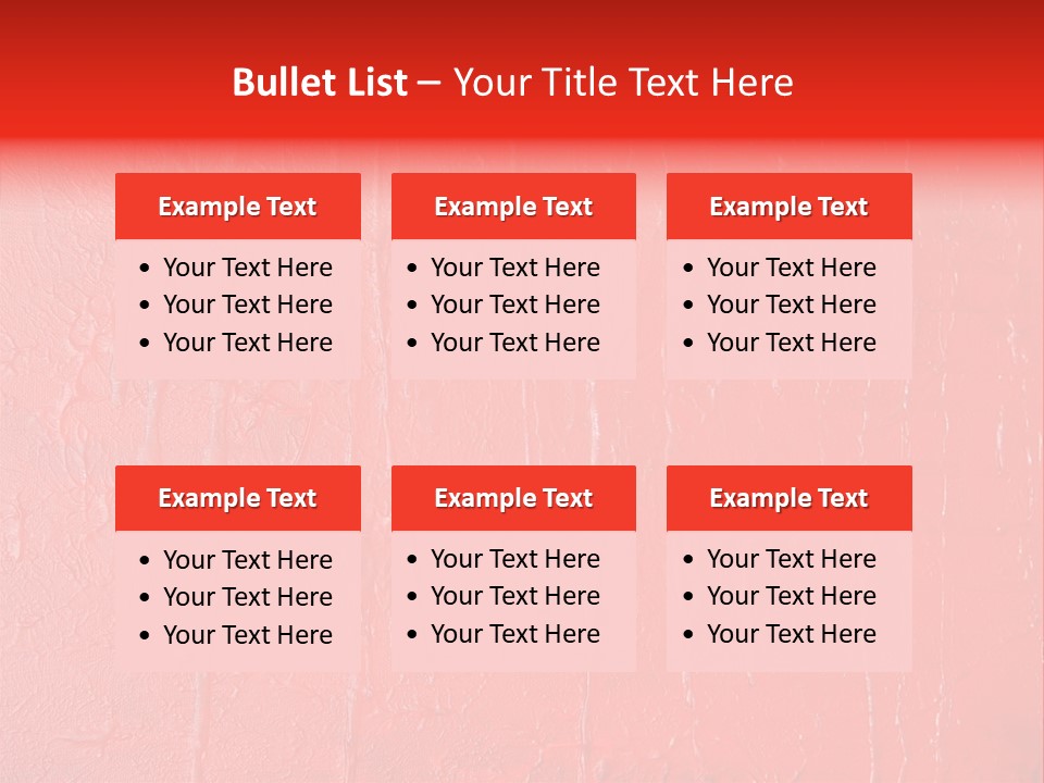 Red Wall Texture PowerPoint Template