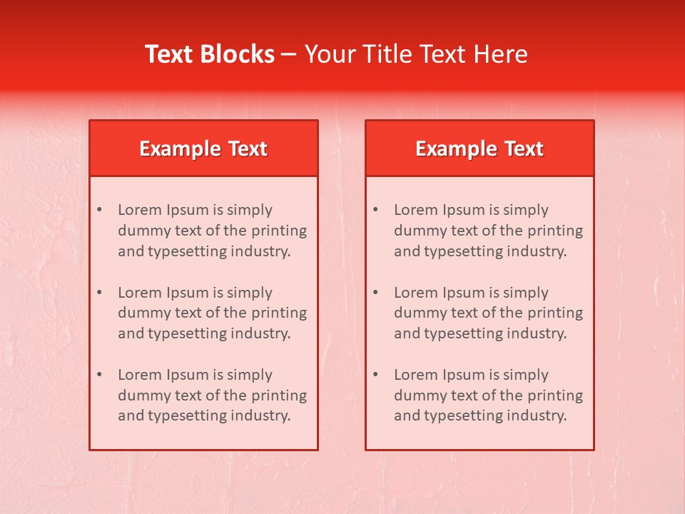 Red Wall Texture PowerPoint Template