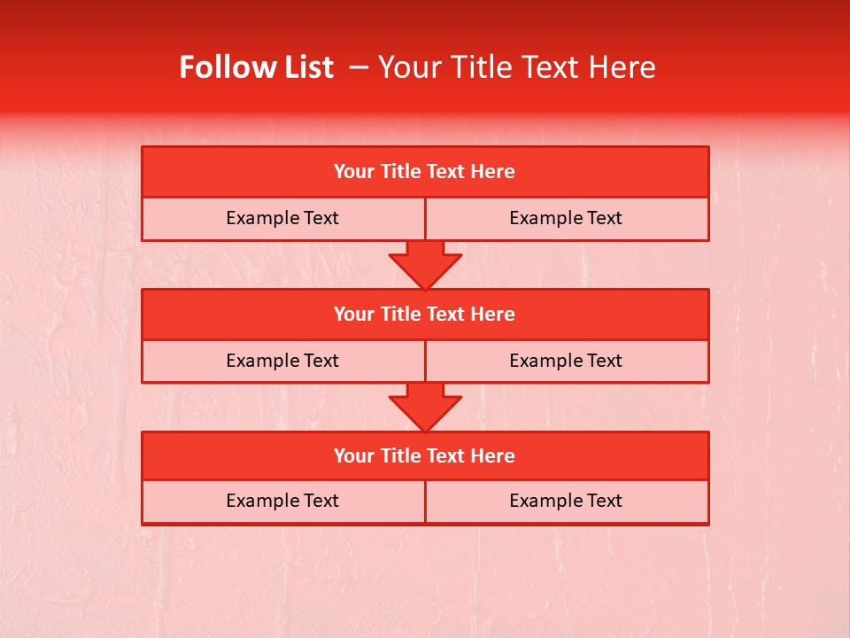 Red Wall Texture PowerPoint Template