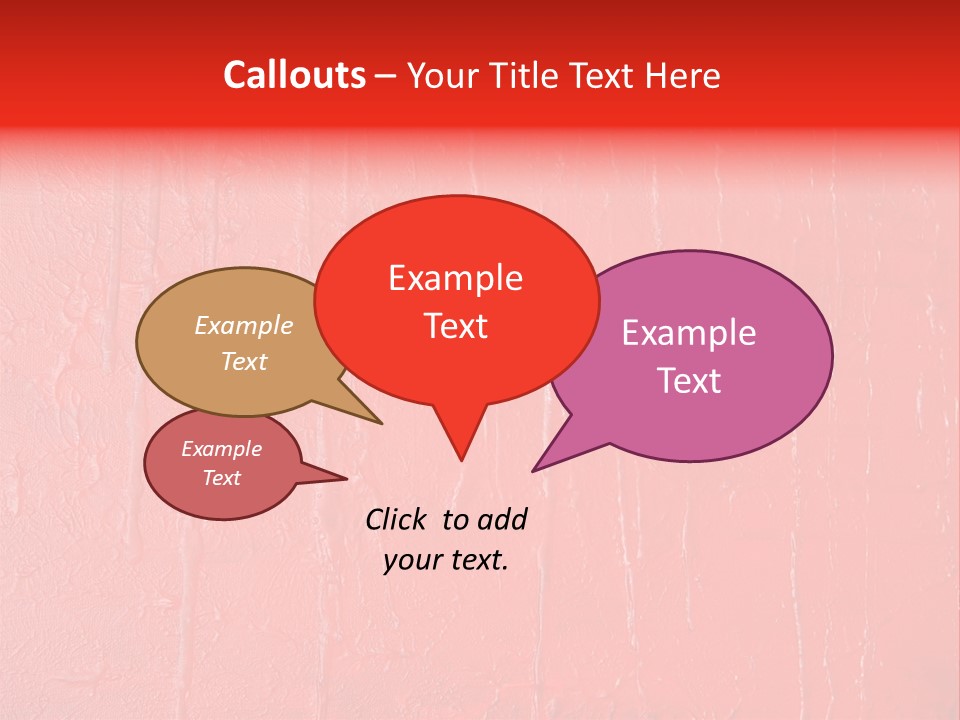 Red Wall Texture PowerPoint Template