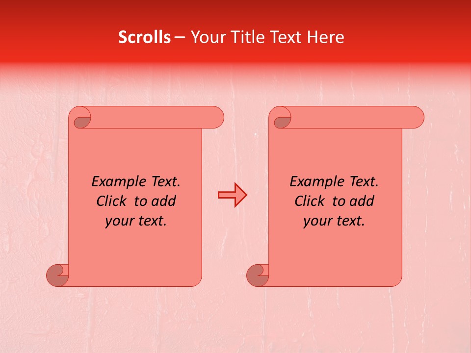 Red Wall Texture PowerPoint Template