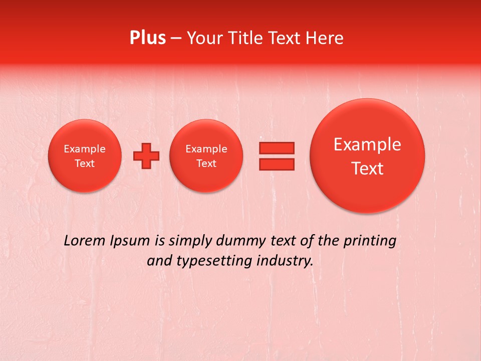 Red Wall Texture PowerPoint Template