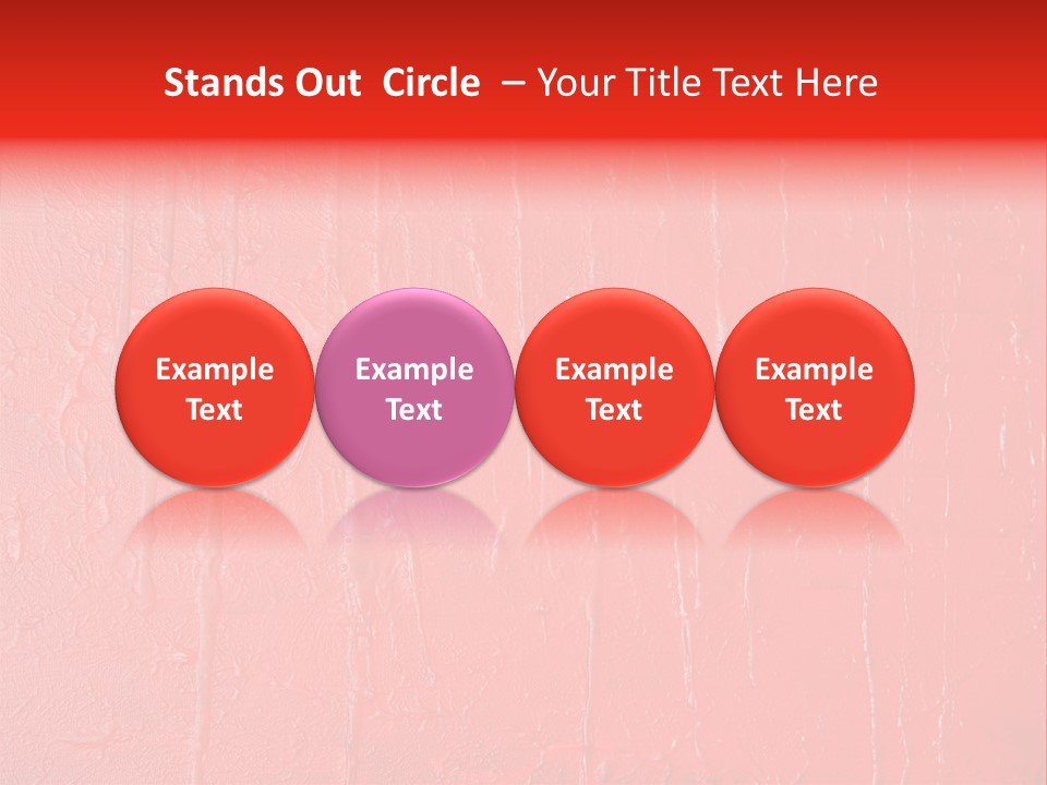Red Wall Texture PowerPoint Template