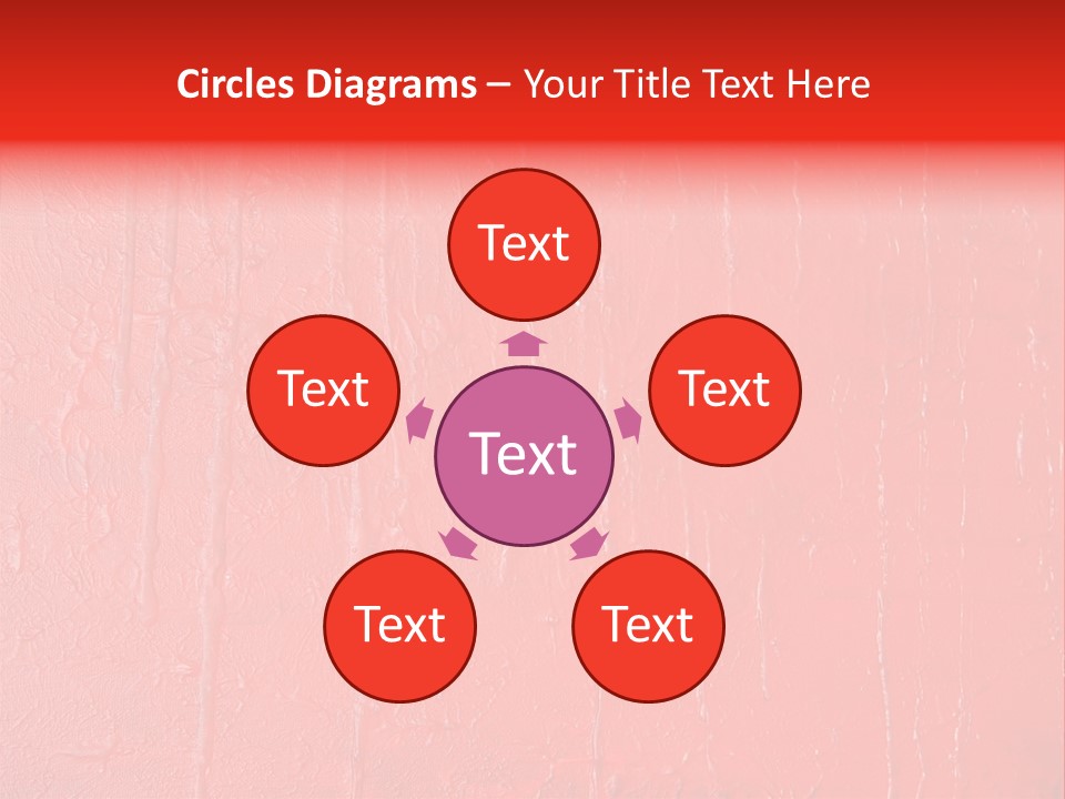 Red Wall Texture PowerPoint Template