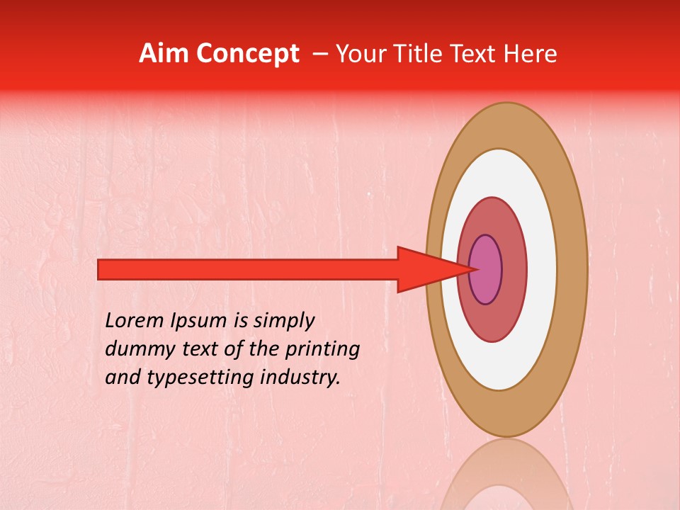 Red Wall Texture PowerPoint Template