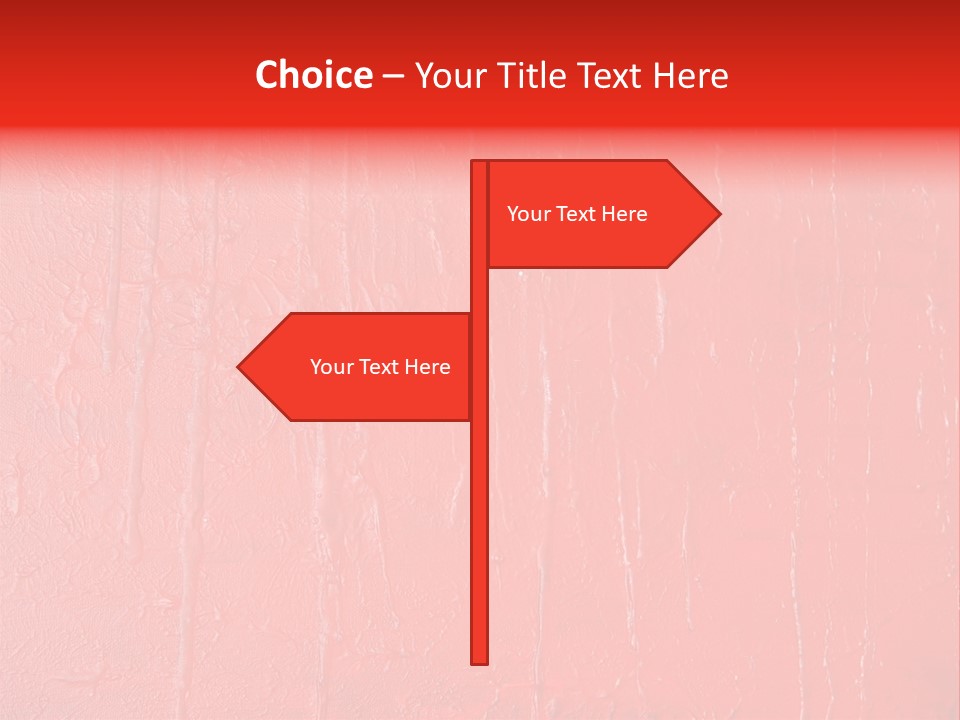 Red Wall Texture PowerPoint Template