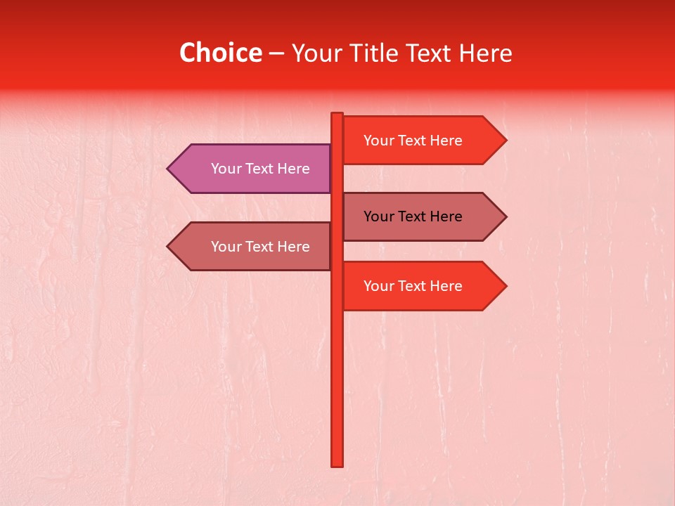 Red Wall Texture PowerPoint Template