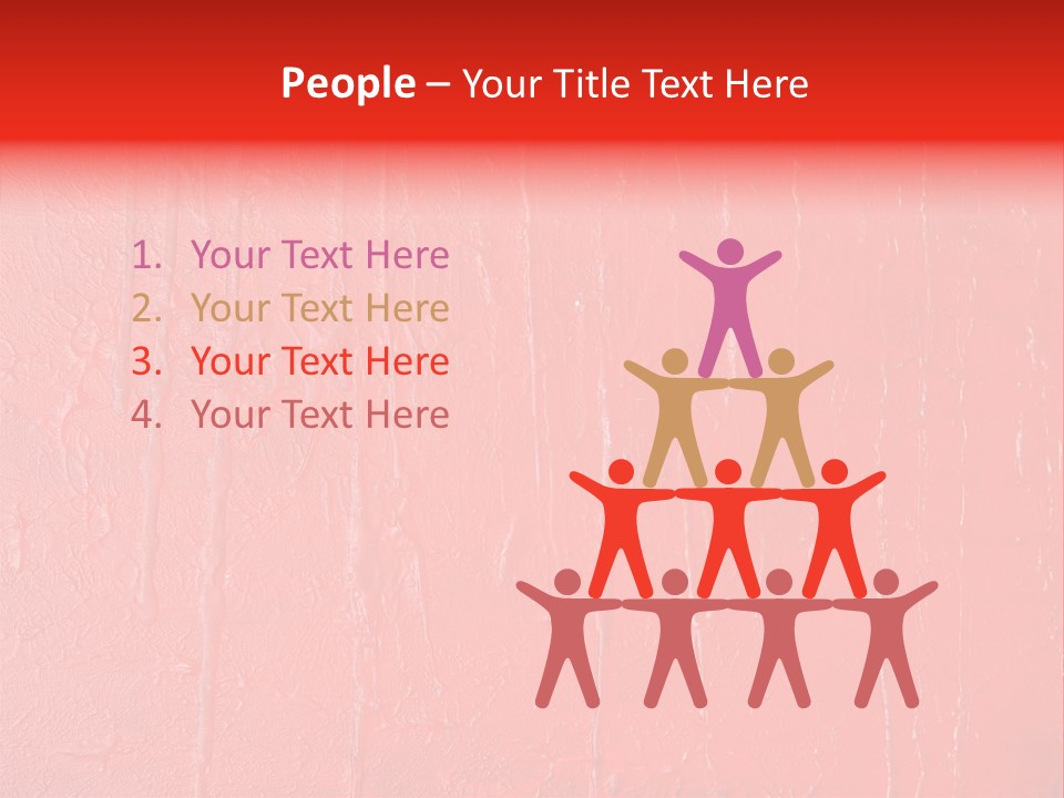Red Wall Texture PowerPoint Template