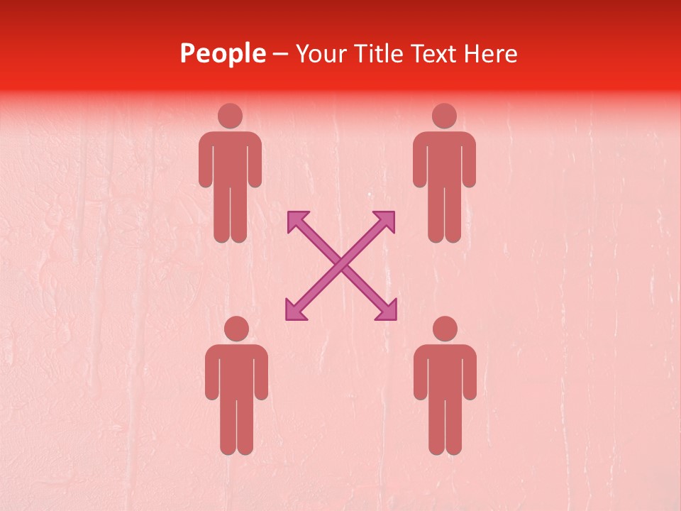 Red Wall Texture PowerPoint Template