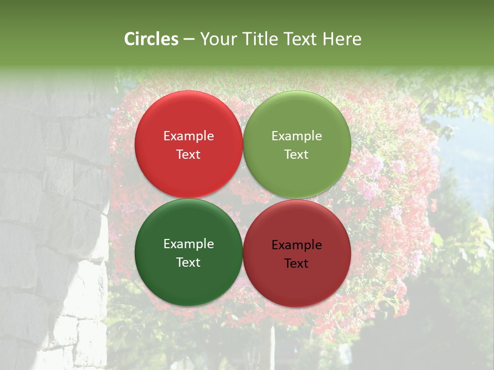 Flower Basket PowerPoint Template