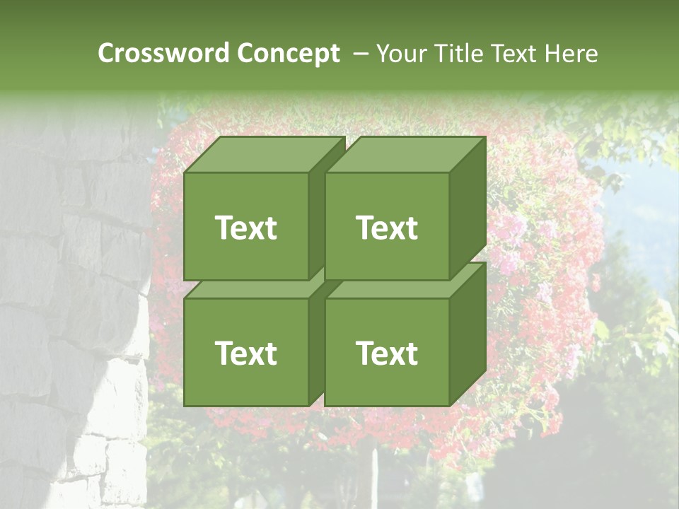 Flower Basket PowerPoint Template