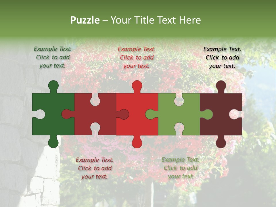 Flower Basket PowerPoint Template