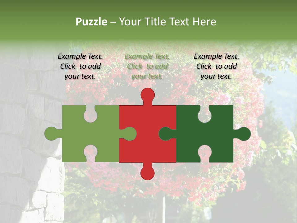 Flower Basket PowerPoint Template