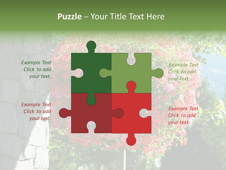 Flower Basket PowerPoint Template