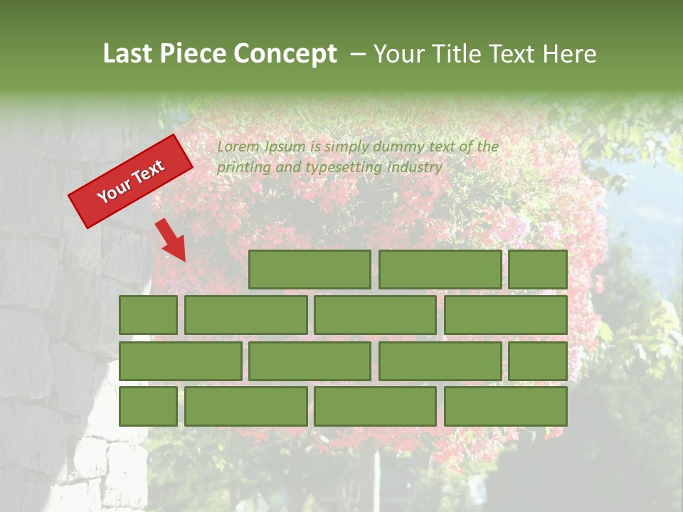 Flower Basket PowerPoint Template